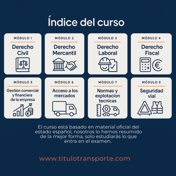 Curso para Título de Competencia Profesional del Transporte - Imagen 2